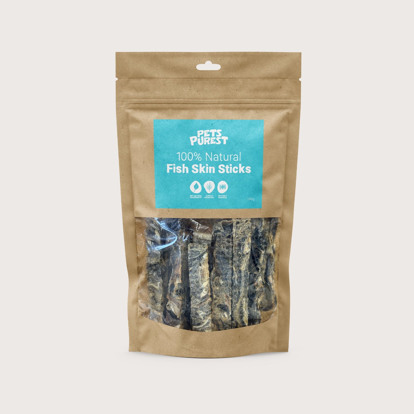 100% Natural Fish Skin Sticks | 200g (Wholesale)