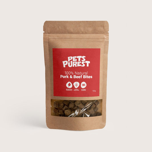 100% Natural Pork & Beef Bites | 100g (Wholesale)