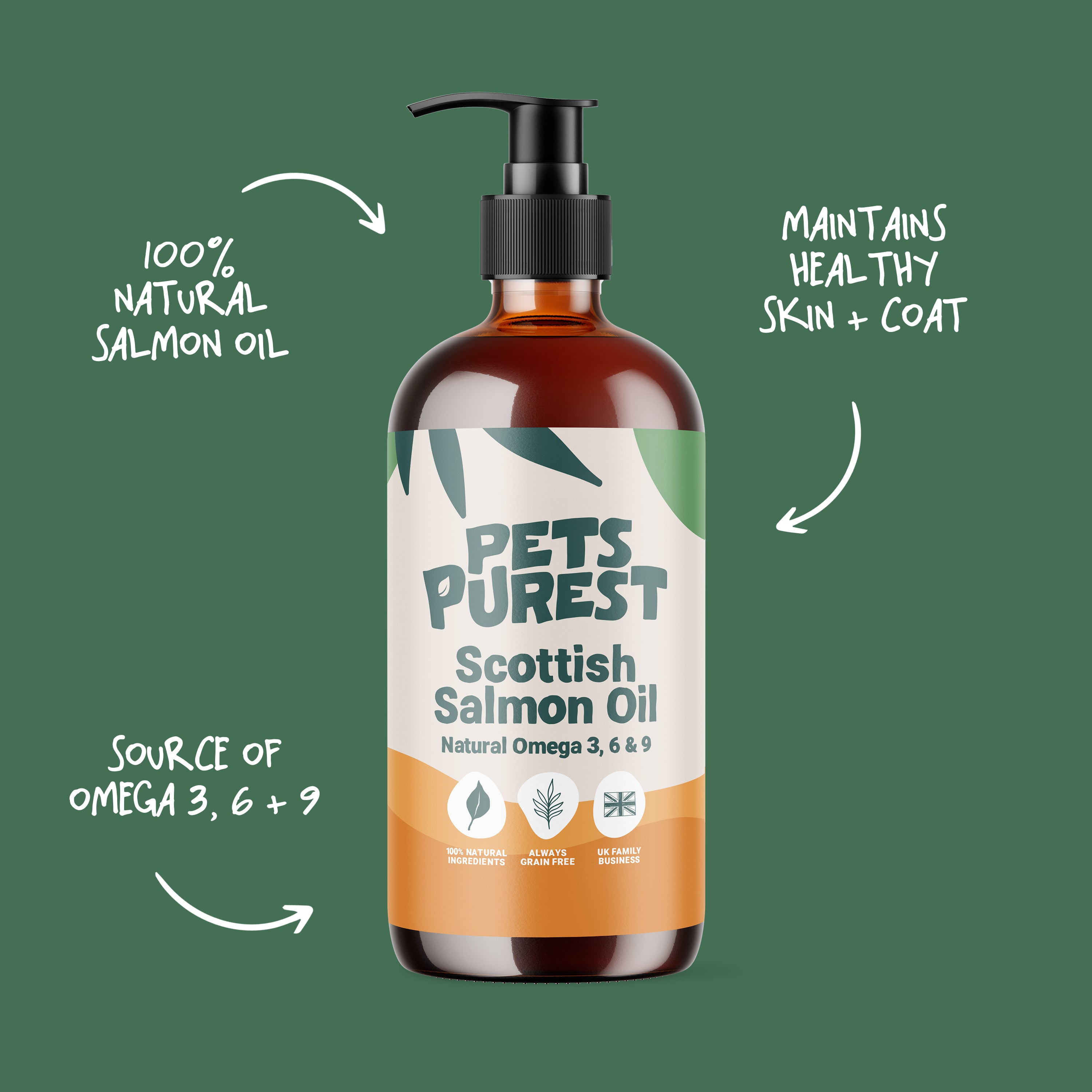 Pets purest shop salmon oil